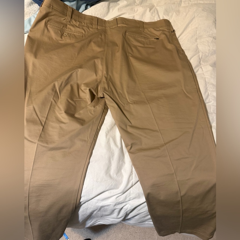 Men's Oak Hill Khaki Dress Pants - Classic Straight Fit - Picture 3 of 4